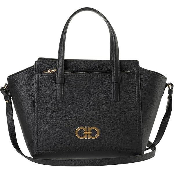 美品 フェラガモ Salvatore Ferragamo ハンドバッグ ブラック FERRAGAMO サルヴァトーレ フェラガモ Salvatore Ferragamo